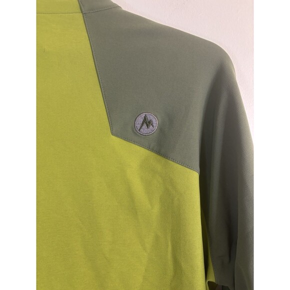 MARMOT M3 Bero Softshell Green Jacket Men Medium Full Zip Outdoor Hiking Stretch - Picture 8 of 13